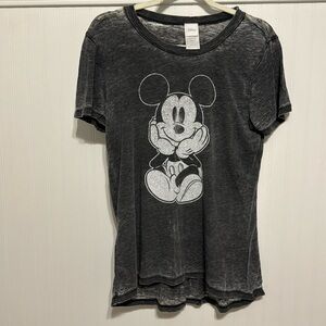 Disney Mickey Mouse Distressed t-shirt; women’s size large